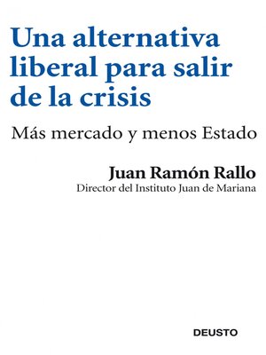 cover image of Una alternativa liberal para salir de la crisis